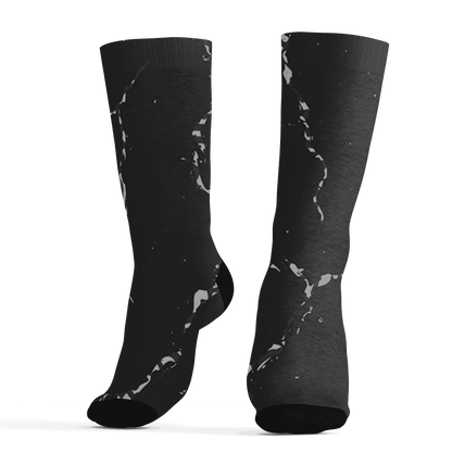 Green-Glow-3s-Socks-Match-Skeleton-Y2k-3D