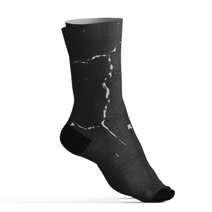 Green-Glow-3s-Socks-Match-Skeleton-Y2k-3D