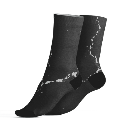Green-Glow-3s-Socks-Match-Skeleton-Y2k-3D
