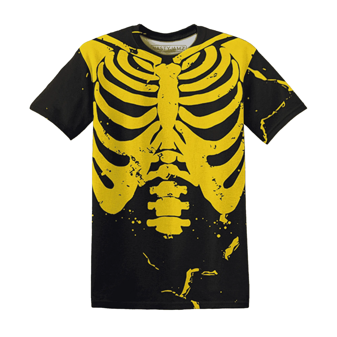 Thunder-4s-T-Shirt-Match-Skeleton-Y2k-3D