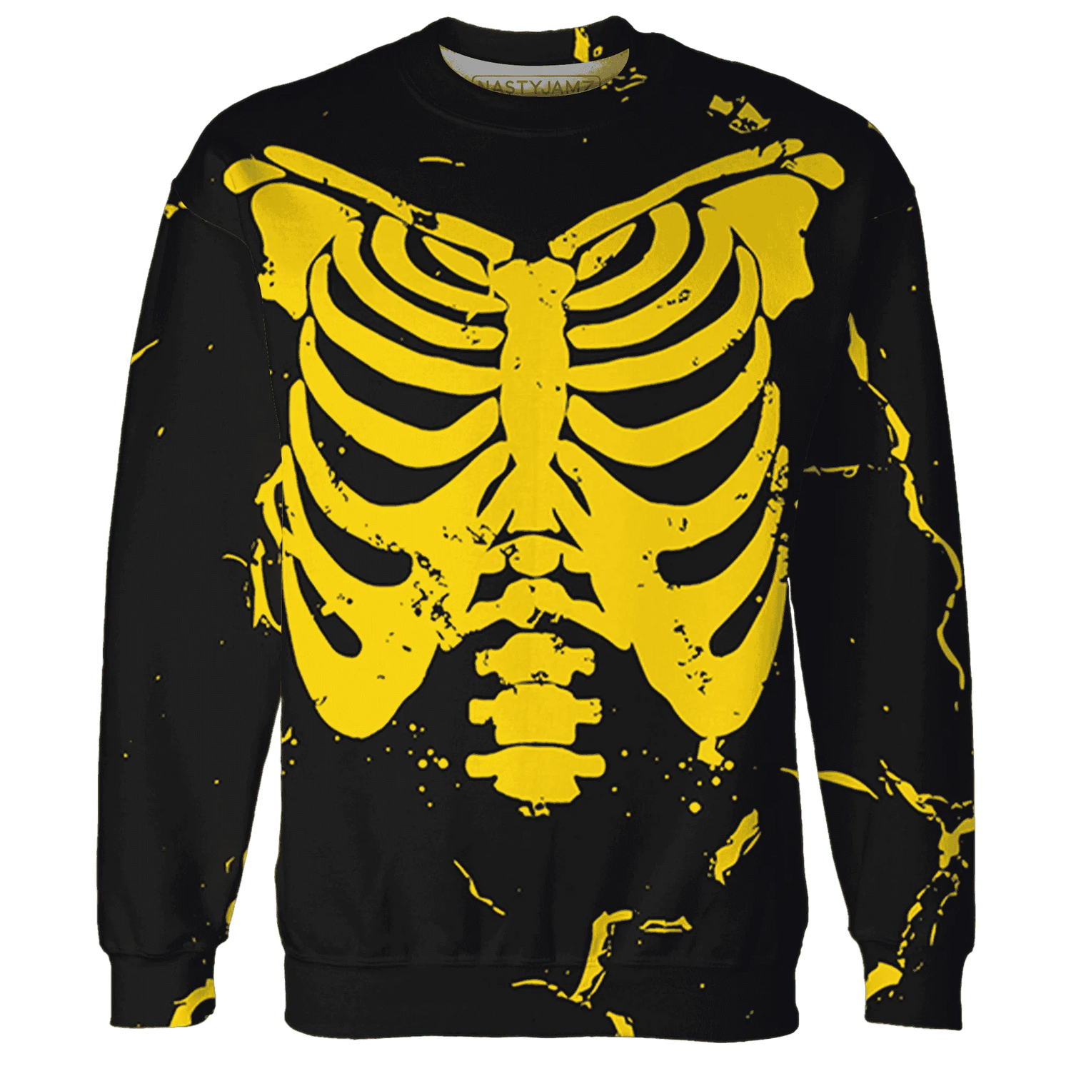 Thunder-4s-Sweatshirt-Match-Skeleton-Y2k-3D