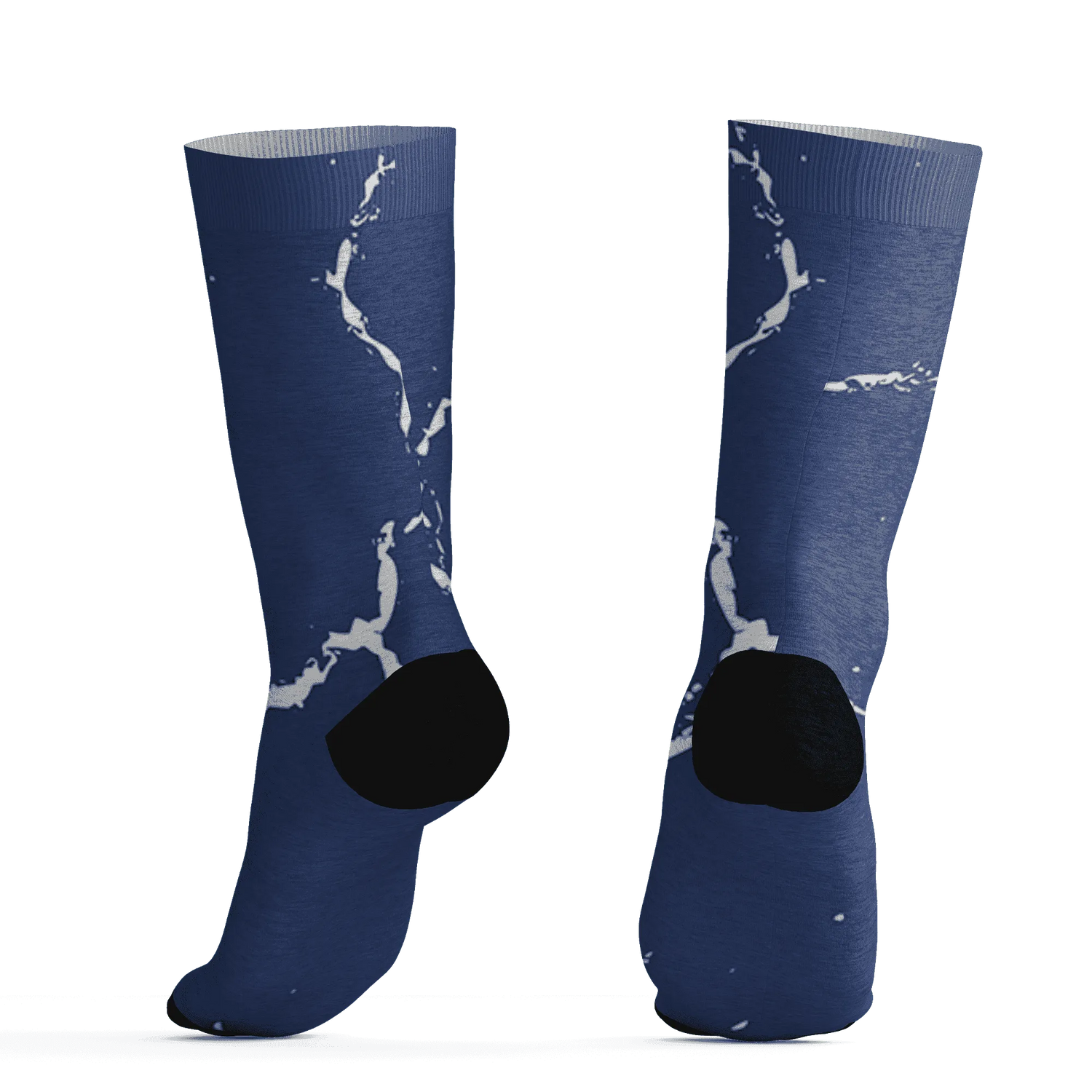 Midnight-Navy-5s-Socks-Match-Skeleton-Y2k-3D