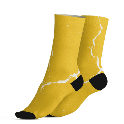 Yellow-Ochre-6s-Socks-Match-Skeleton-Y2k-3D