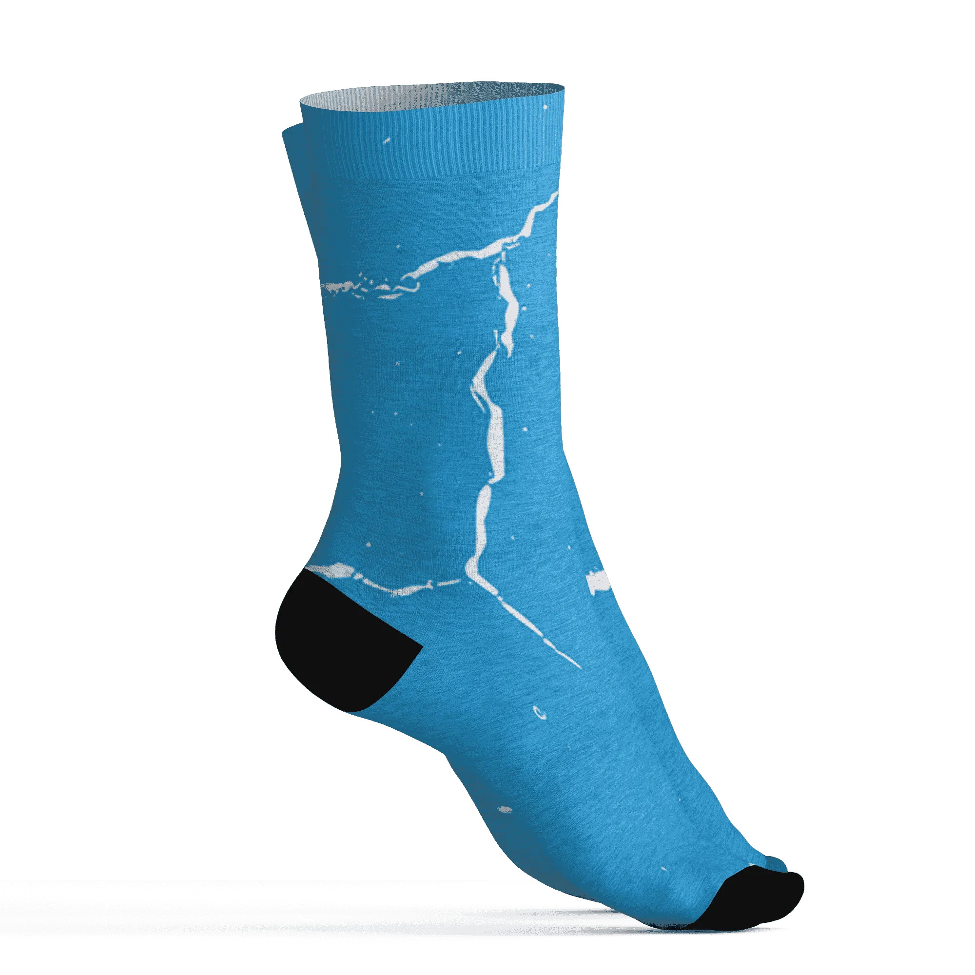 Powder-Blue-9s-Socks-Match-Skeleton-Y2k-3D