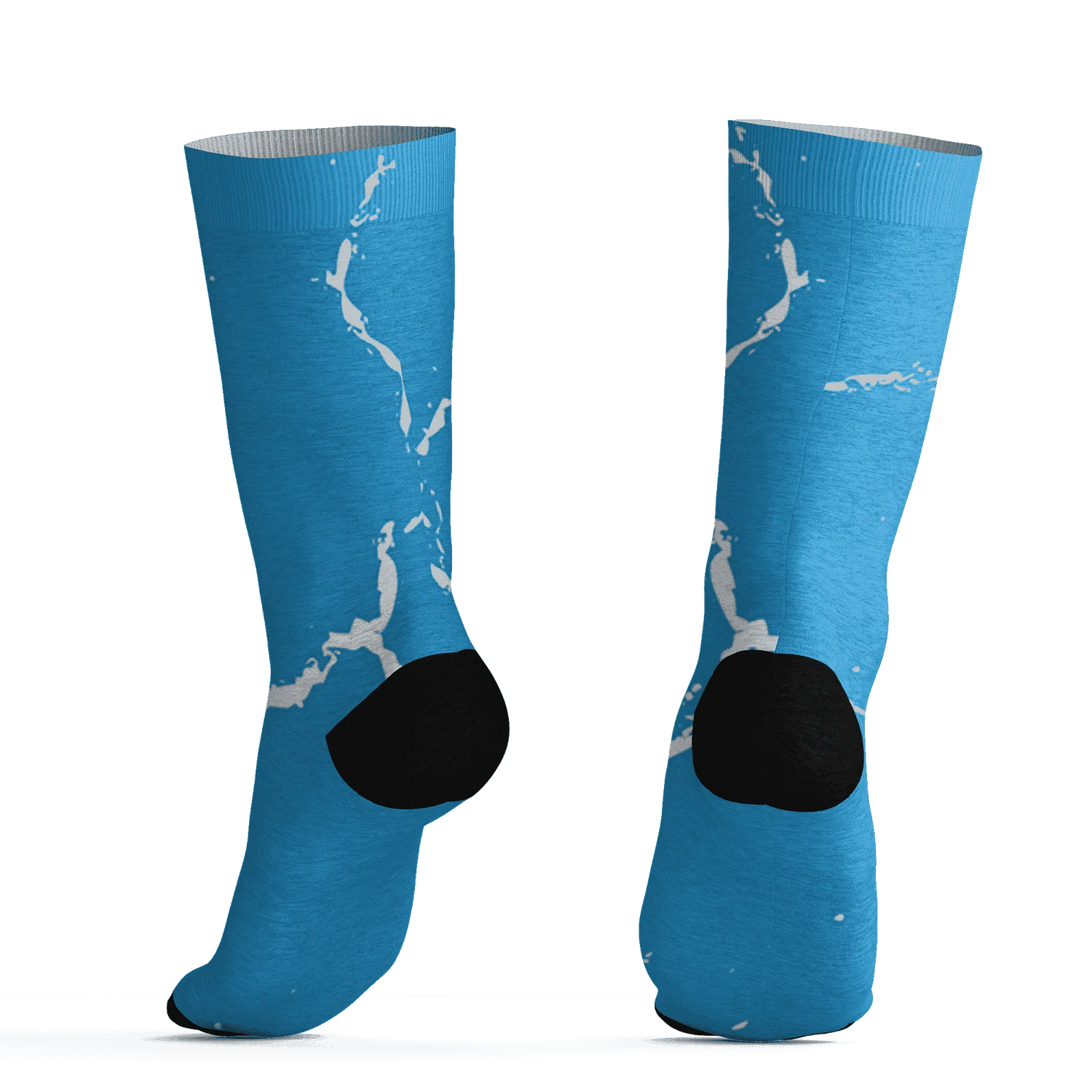 Powder-Blue-9s-Socks-Match-Skeleton-Y2k-3D