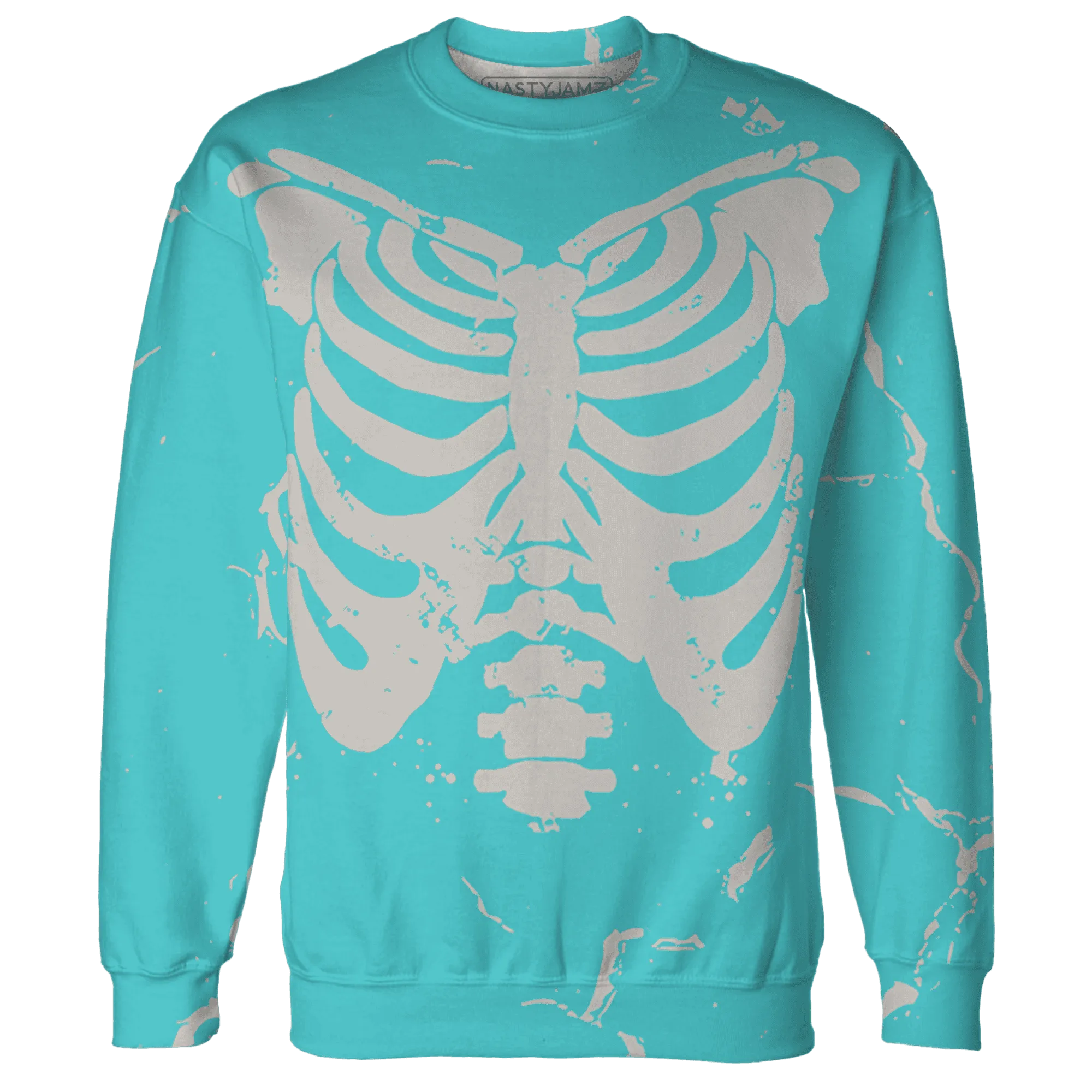 NBL-Cyan-Burst-9060-Sweatshirt-Match-Skeleton-Y2k-3D