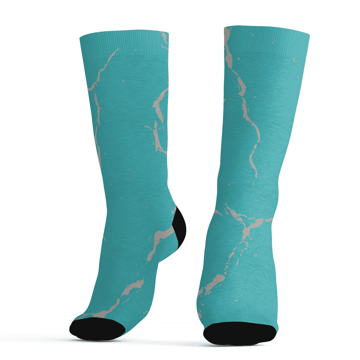 NBL-Cyan-Burst-9060-Socks-Match-Skeleton-Y2k-3D