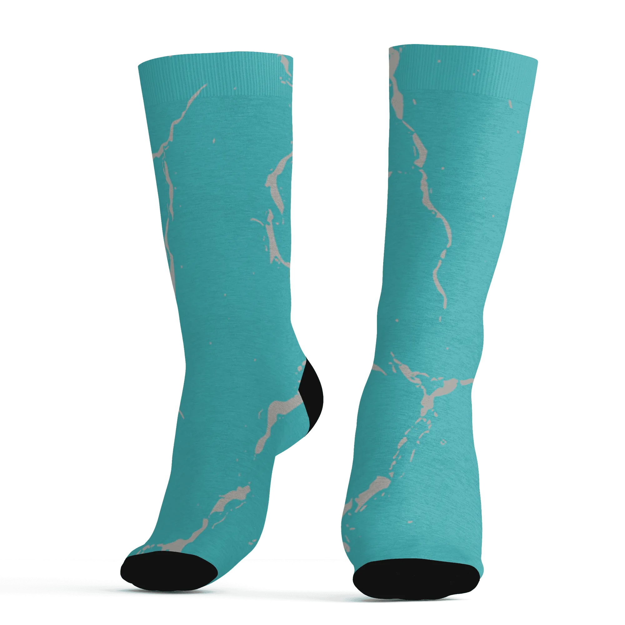 NBL-Cyan-Burst-9060-Socks-Match-Skeleton-Y2k-3D