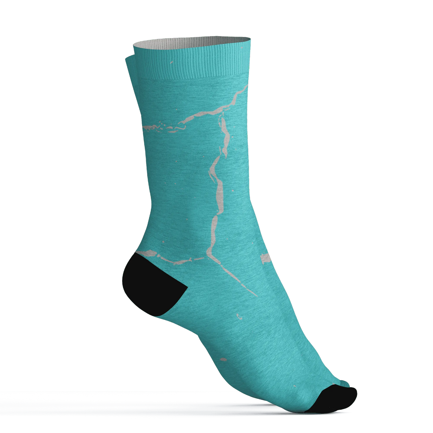 NBL-Cyan-Burst-9060-Socks-Match-Skeleton-Y2k-3D