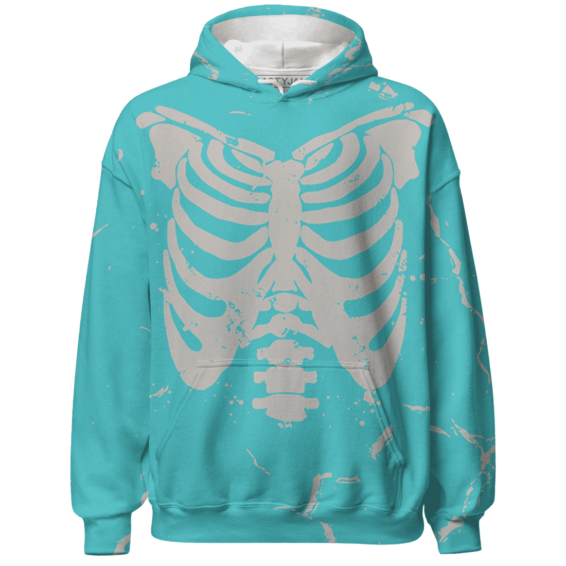 NBL-Cyan-Burst-9060-Hoodie-Match-Skeleton-Y2k-3D