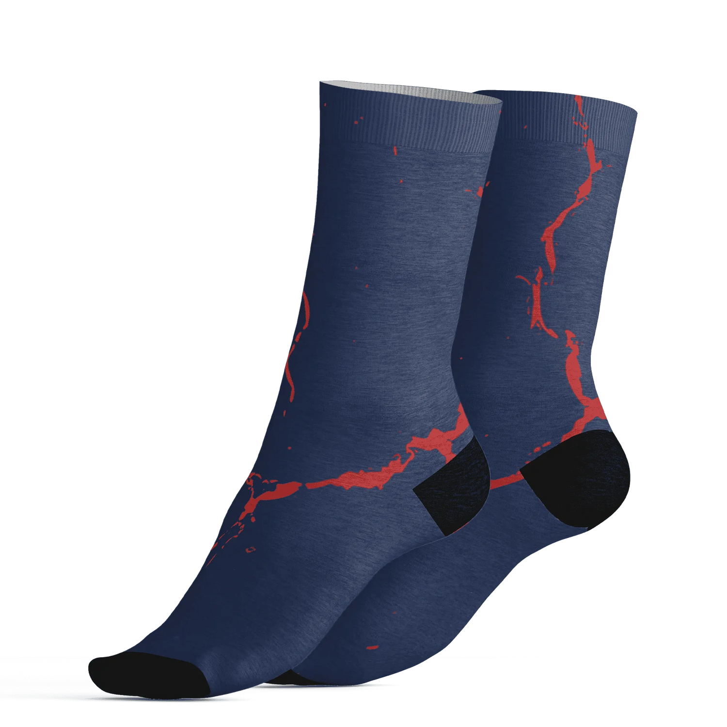 VaporMax-Air-Plus-Midnight-Navy-Gold-Black-Socks-Match-Skeleton-Y2k-3D