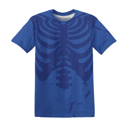 VaporMax-Game-Royal-Blue-T-Shirt-Match-Skeleton-Y2k-3D