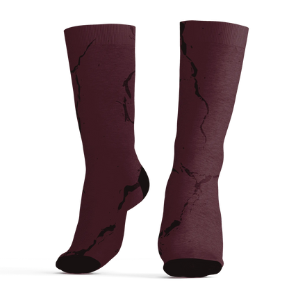 VaporMax-Night-Maron-Burgundy-Socks-Match-Skeleton-Y2k-3D