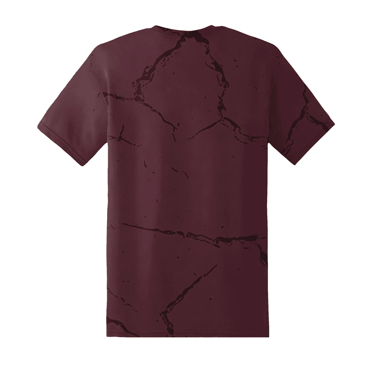 VaporMax-Night-Maron-Burgundy-T-Shirt-Match-Skeleton-Y2k-3D