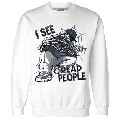 Low-Diffused-Blue-11s-Sweatshirt-Match-Skull-Whisper