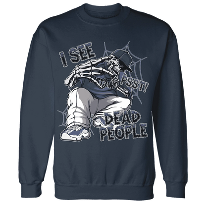 Low-Diffused-Blue-11s-Sweatshirt-Match-Skull-Whisper