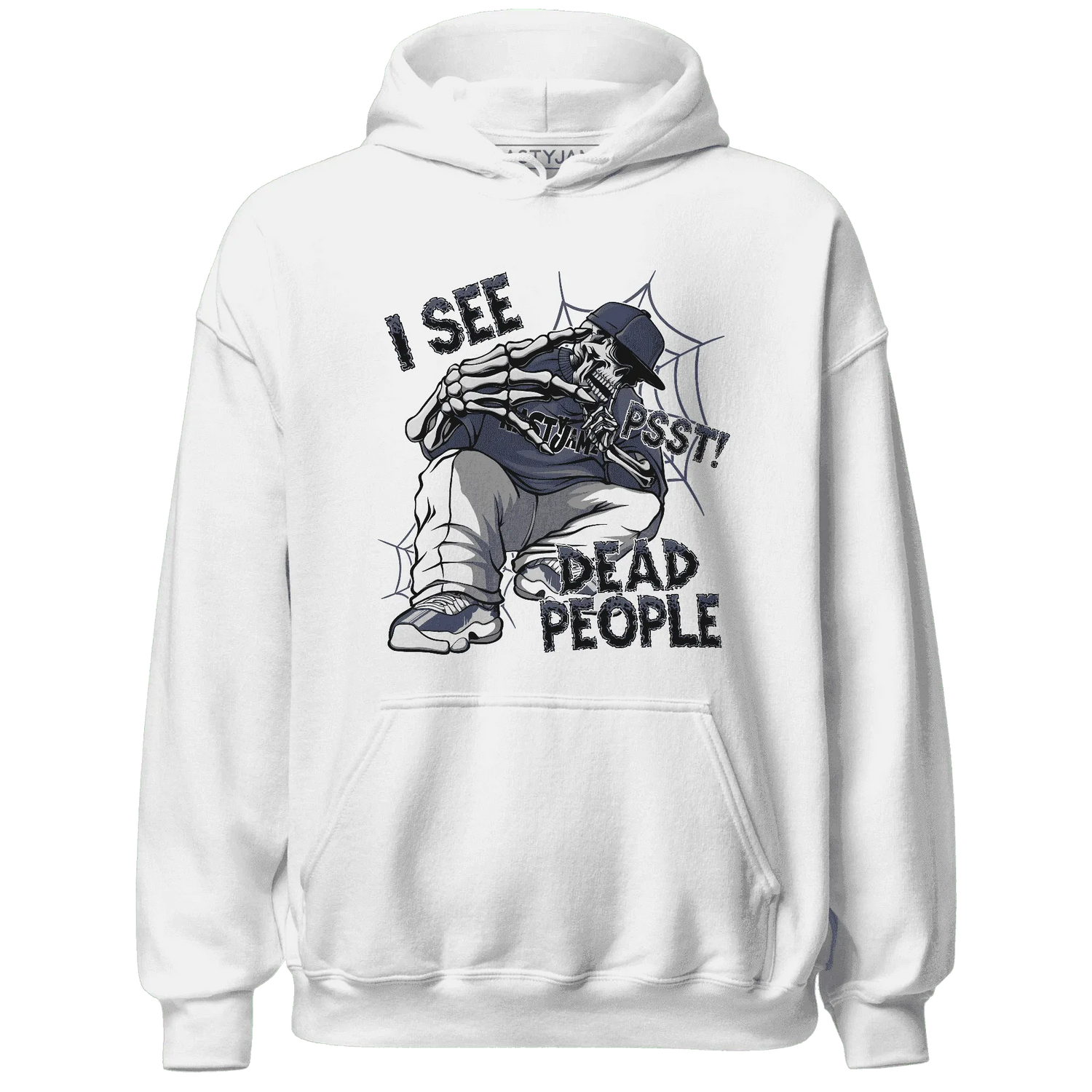 Low-Diffused-Blue-11s-Hoodie-Match-Skull-Whisper