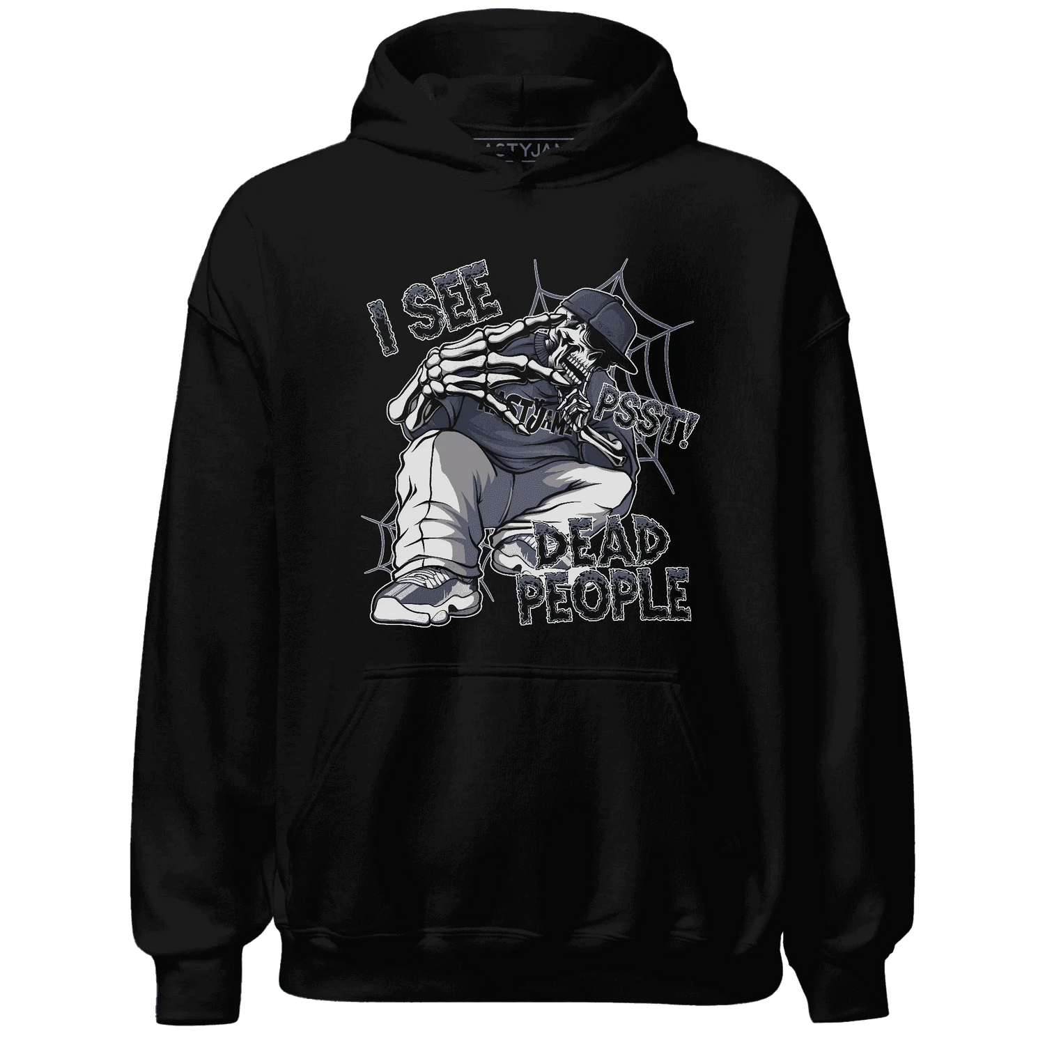 Low-Diffused-Blue-11s-Hoodie-Match-Skull-Whisper