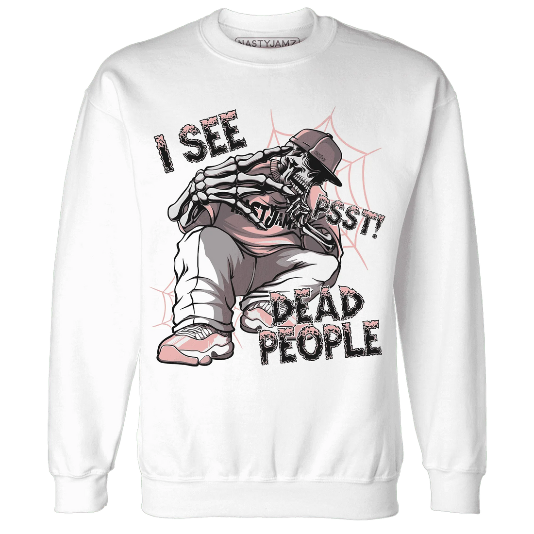 Low-Legend-Pink-11s-Sweatshirt-Match-Skull-Whisper