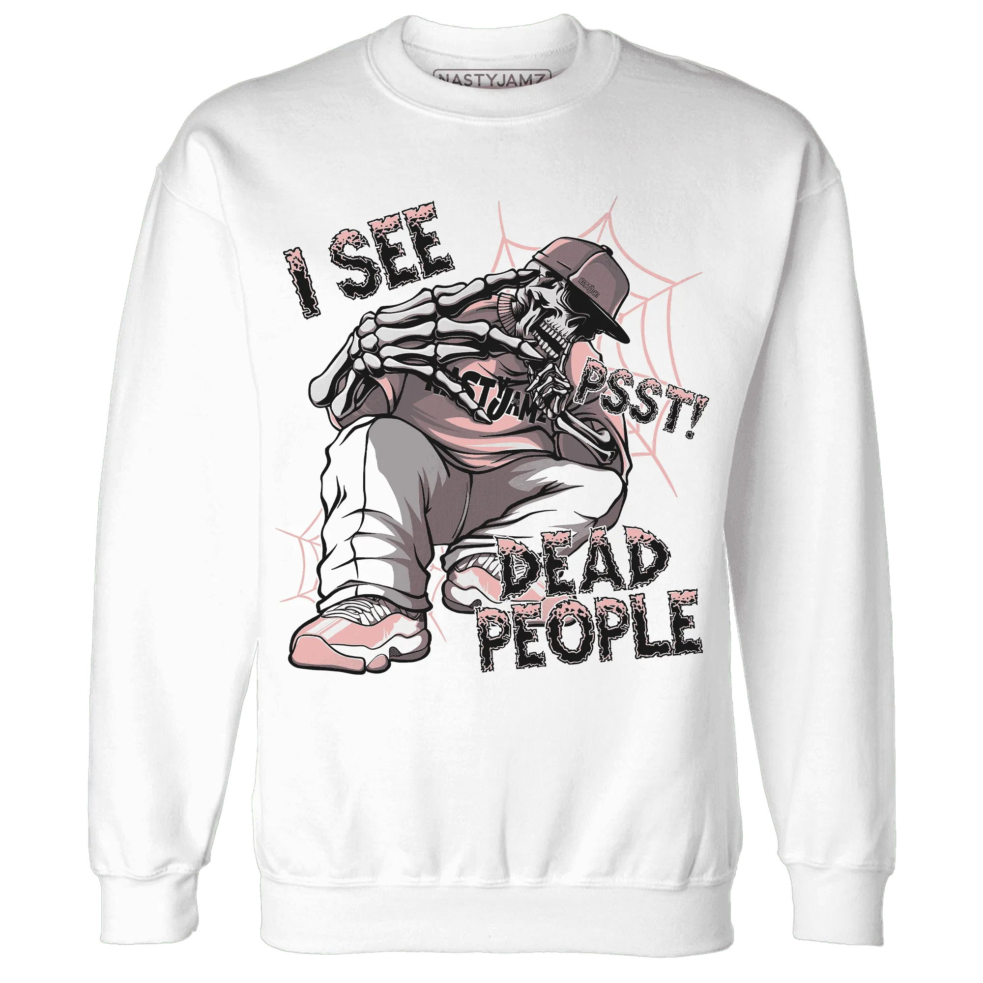 Low-Legend-Pink-11s-Sweatshirt-Match-Skull-Whisper