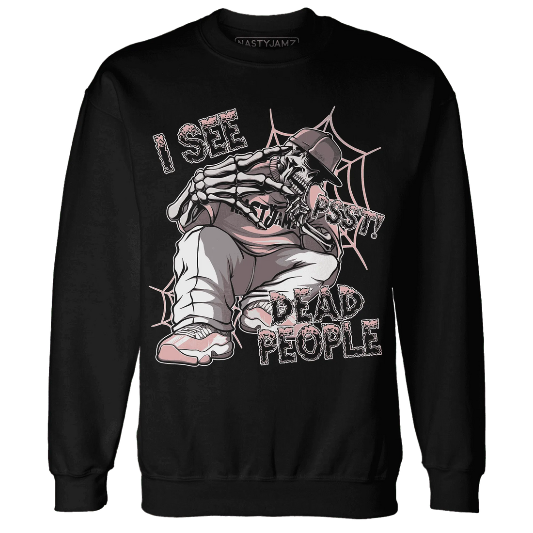 Low-Legend-Pink-11s-Sweatshirt-Match-Skull-Whisper