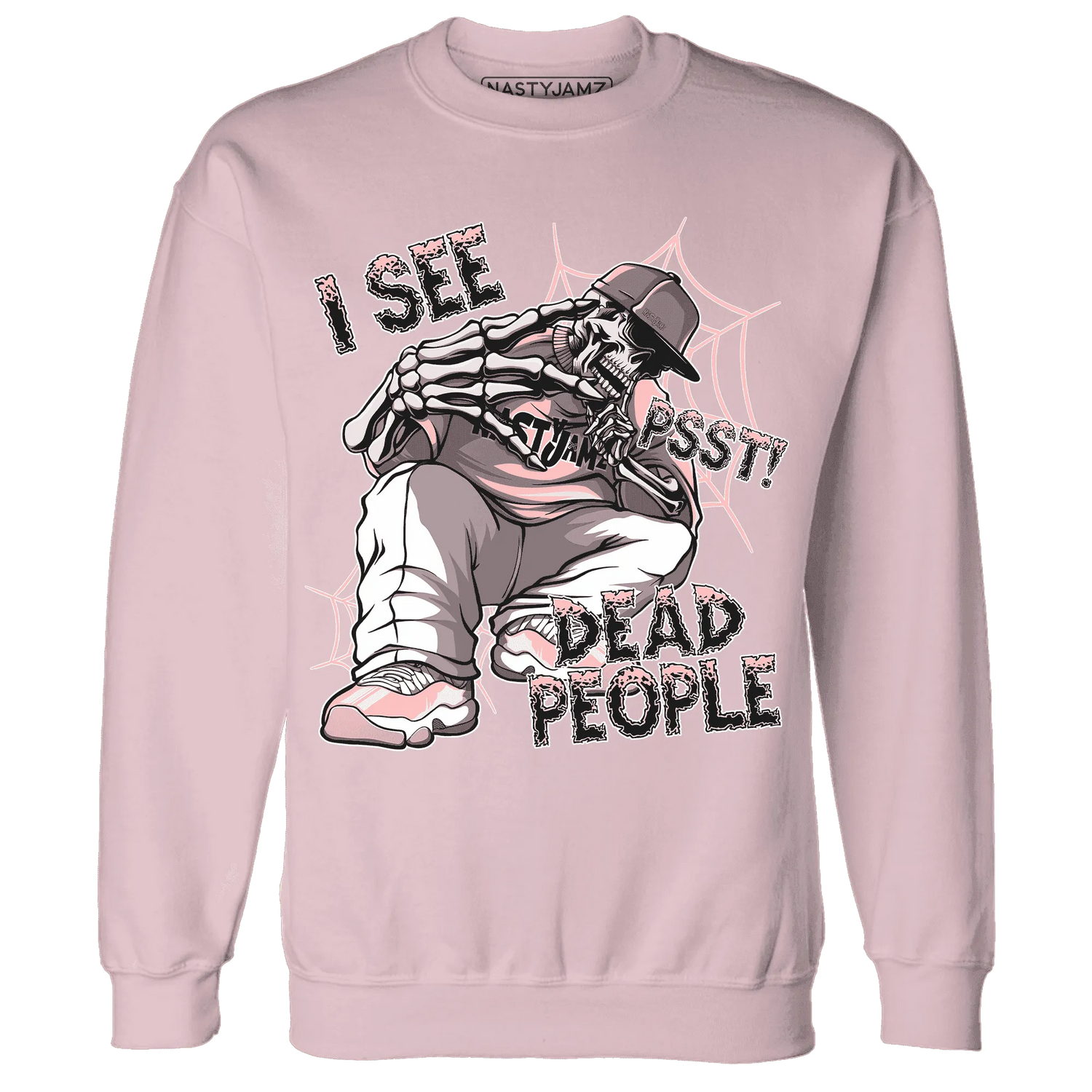 Low-Legend-Pink-11s-Sweatshirt-Match-Skull-Whisper