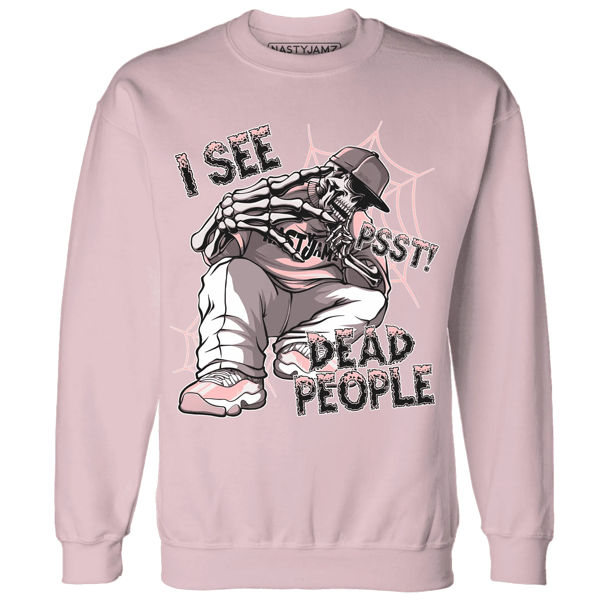 Low-Legend-Pink-11s-Sweatshirt-Match-Skull-Whisper