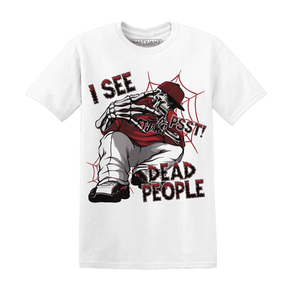 Retro-Red-Taxi-12s-T-Shirt-Match-Skull-Whisper