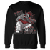 Retro-Red-Taxi-12s-Sweatshirt-Match-Skull-Whisper