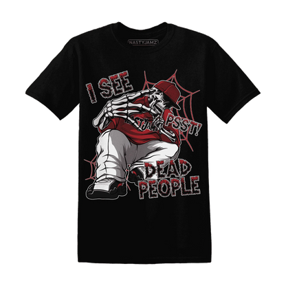 Retro-Red-Taxi-12s-T-Shirt-Match-Skull-Whisper