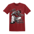 Retro-Red-Taxi-12s-T-Shirt-Match-Skull-Whisper