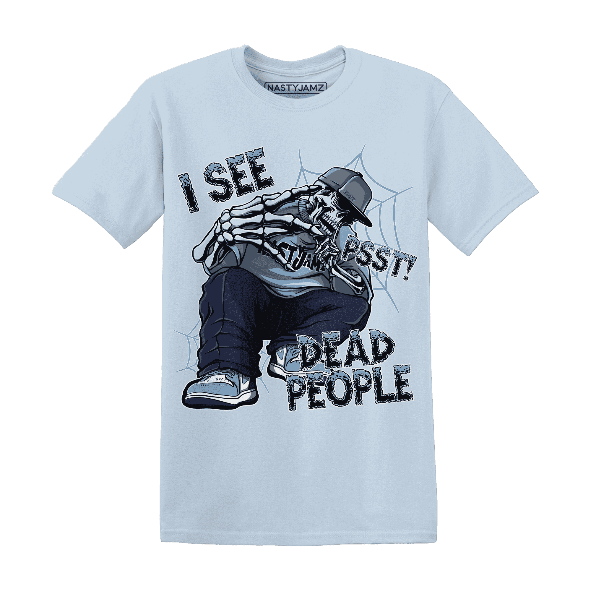 First-In-Flight-1s-T-Shirt-Match-Skull-Whisper