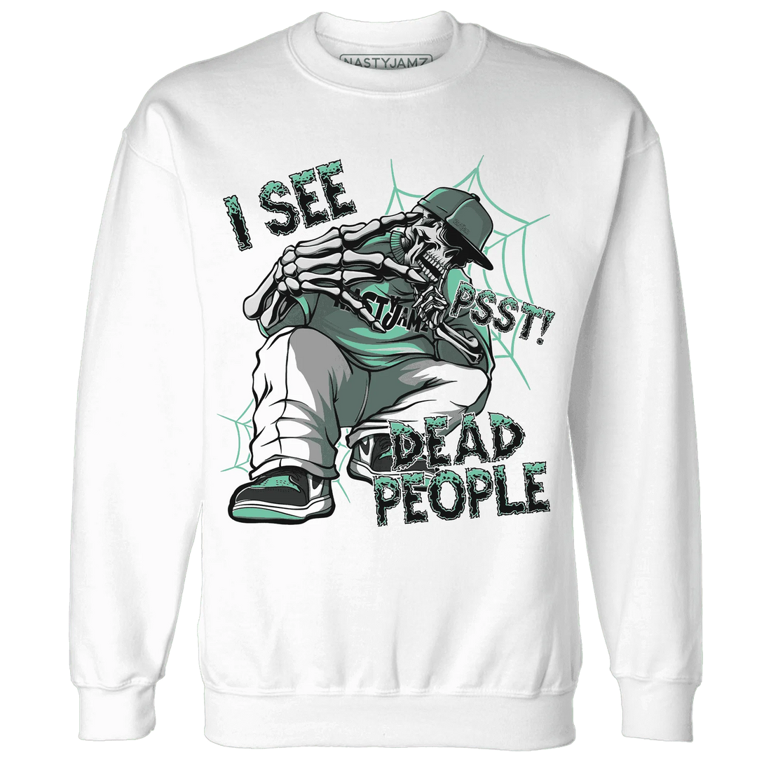 High-OG-Green-Glow-1s-Sweatshirt-Match-Skull-Whisper
