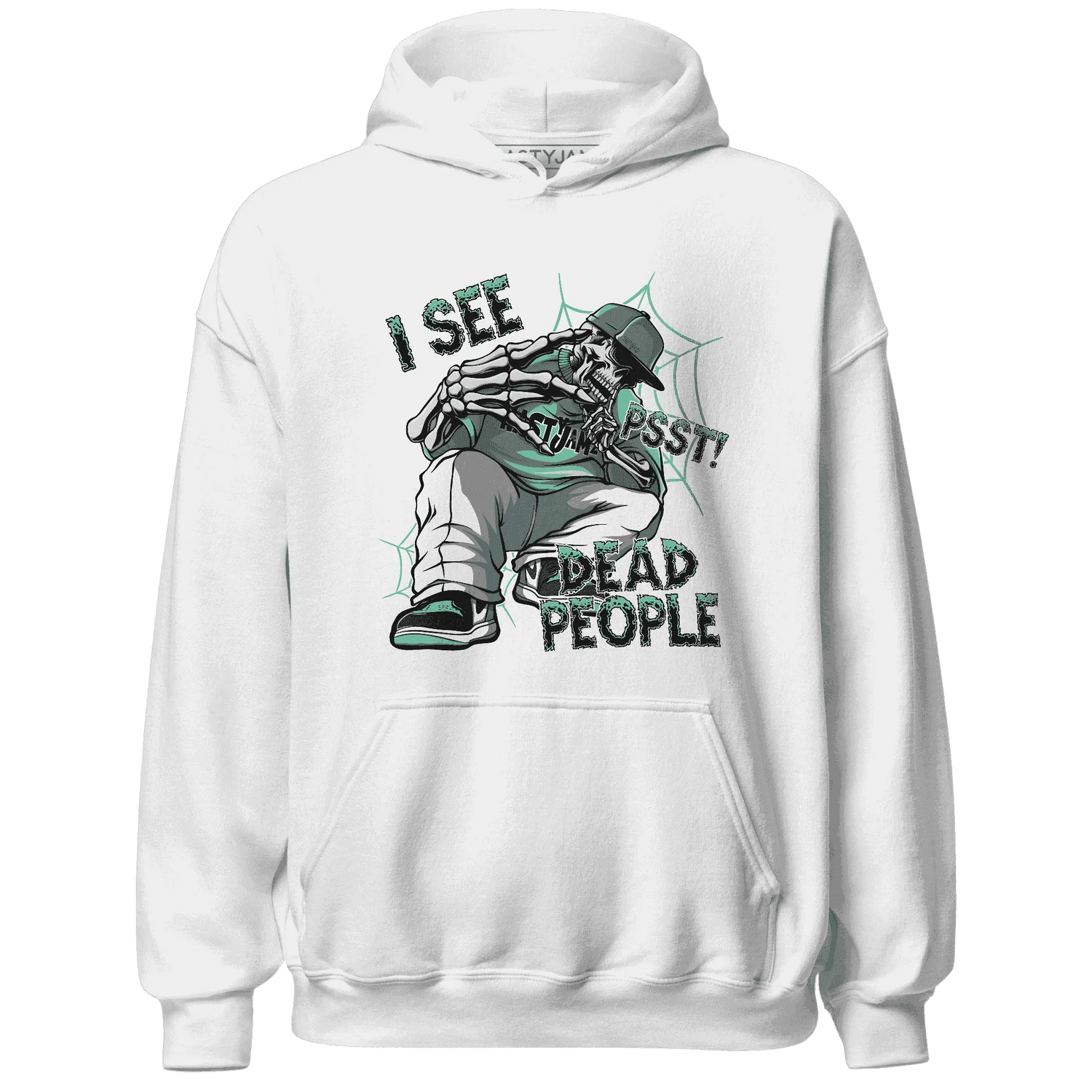 High-OG-Green-Glow-1s-Hoodie-Match-Skull-Whisper