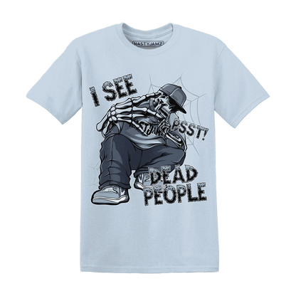 Mid-Diffused-Blue-Grey-1s-T-Shirt-Match-Skull-Whisper
