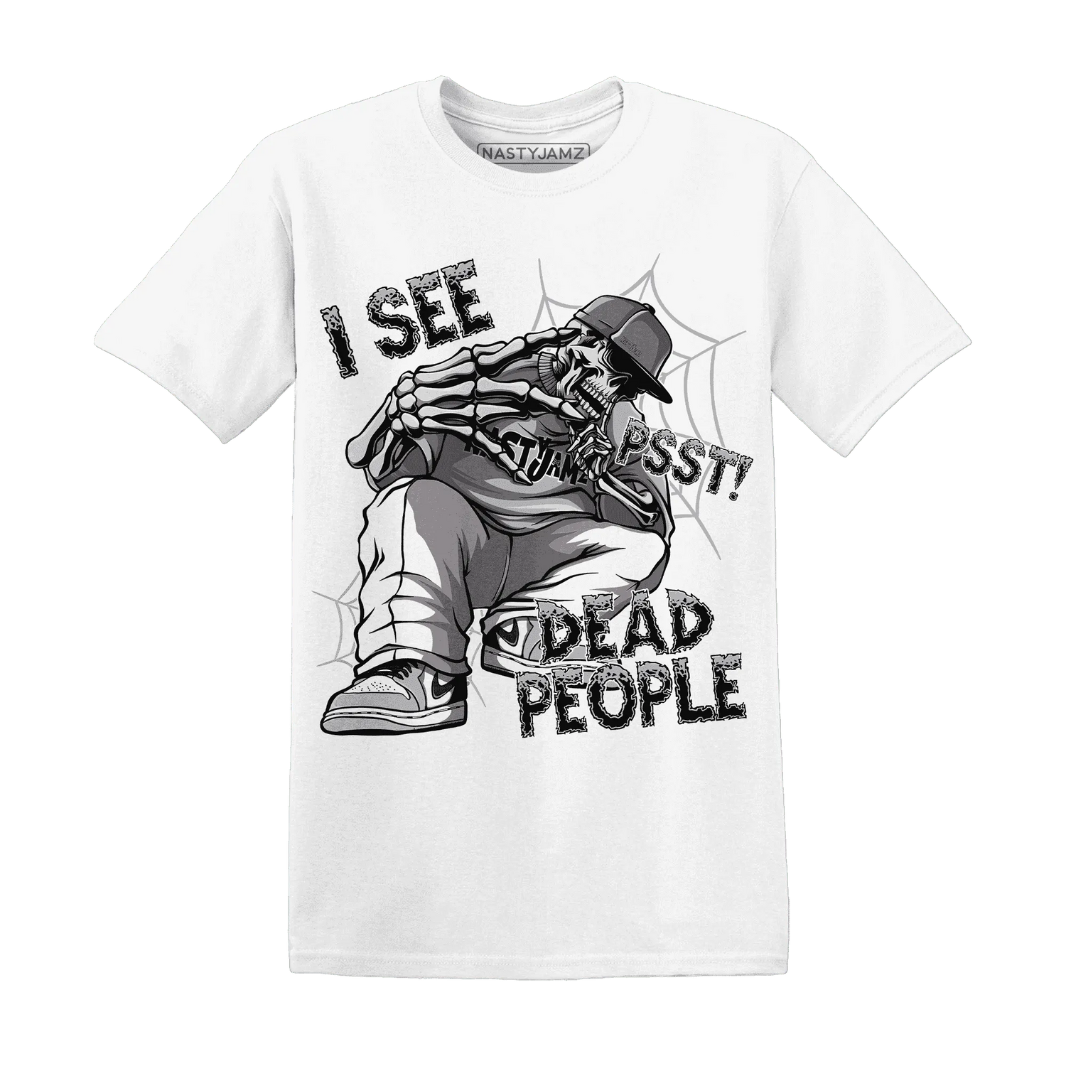 Wolf-Grey-1s-T-Shirt-Match-Skull-Whisper