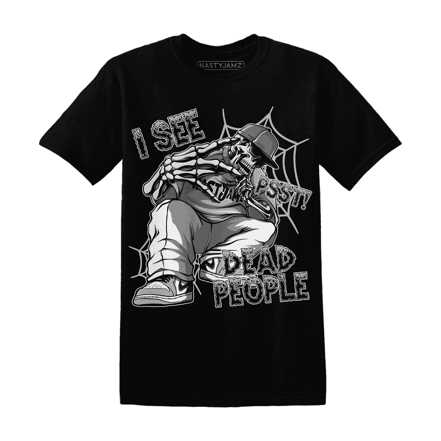 Wolf-Grey-1s-T-Shirt-Match-Skull-Whisper