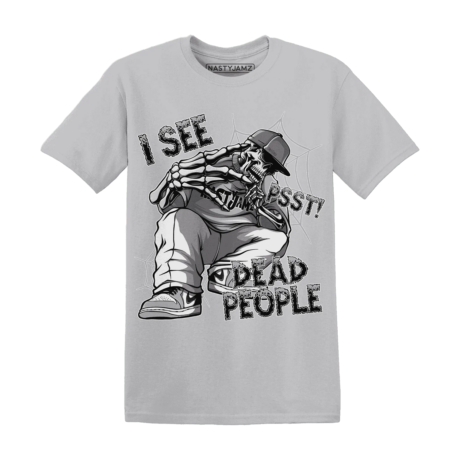Wolf-Grey-1s-T-Shirt-Match-Skull-Whisper