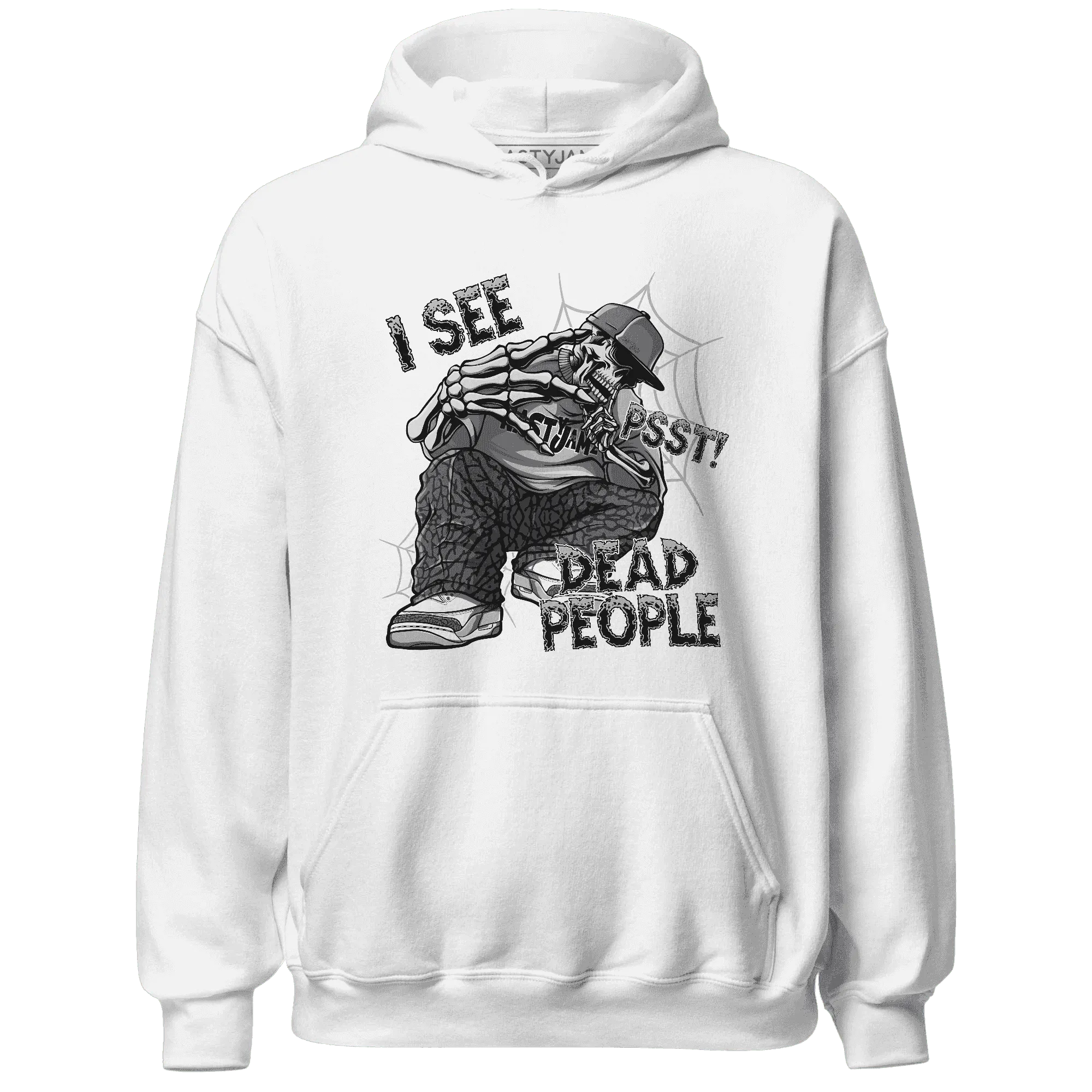 Cement-Grey-3s-Hoodie-Match-Skull-Whisper
