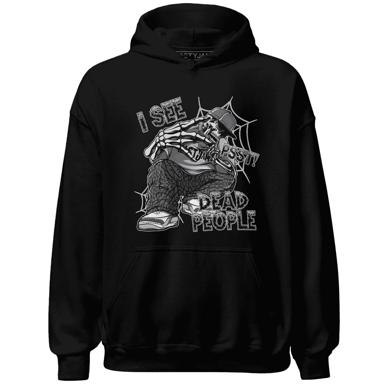 Cement-Grey-3s-Hoodie-Match-Skull-Whisper