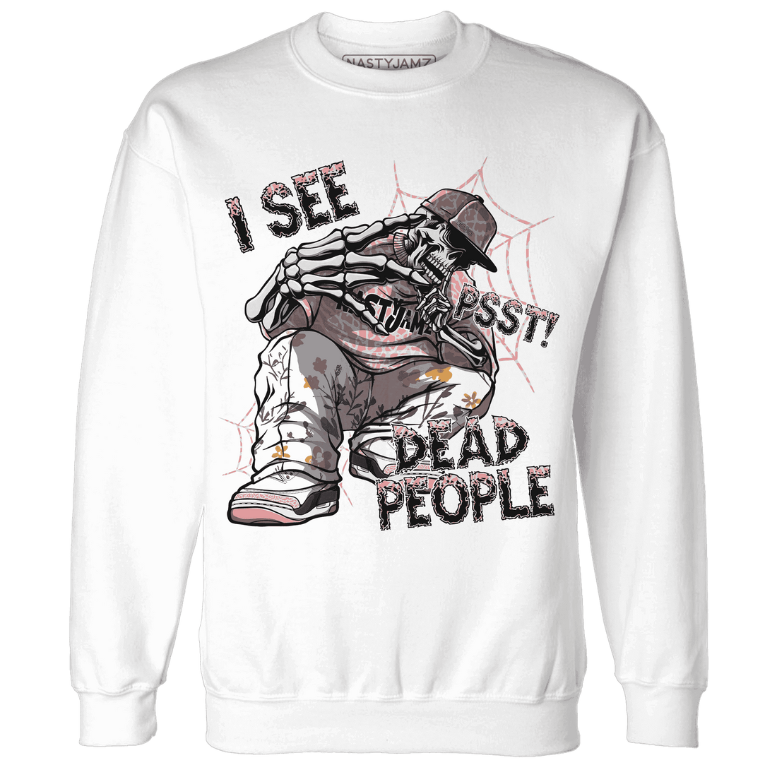 Red-Stardust-3s-Sweatshirt-Match-Skull-Whisper