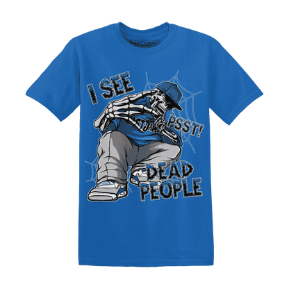 Industrial-Blue-4s-T-Shirt-Match-Skull-Whisper