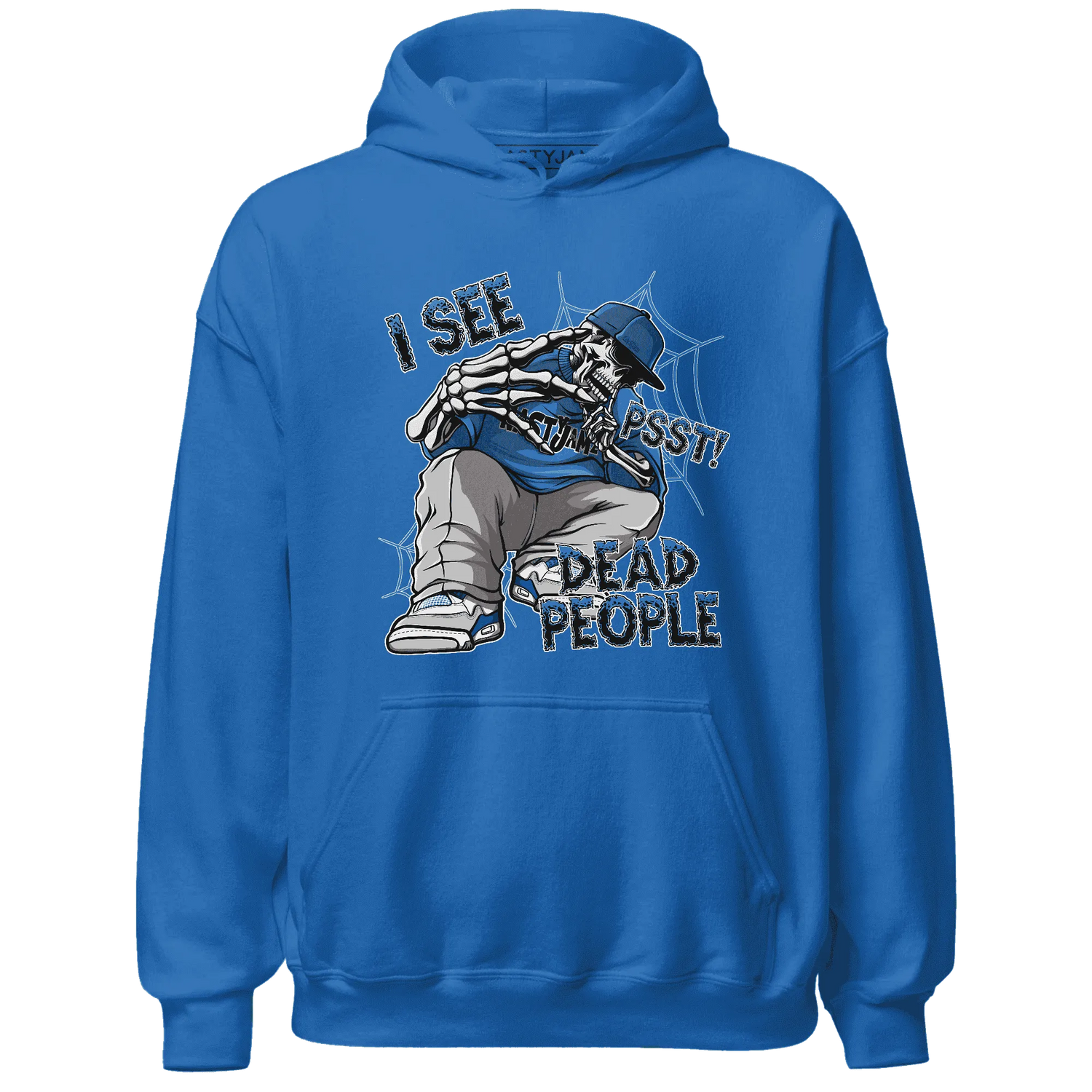 Industrial-Blue-4s-Hoodie-Match-Skull-Whisper