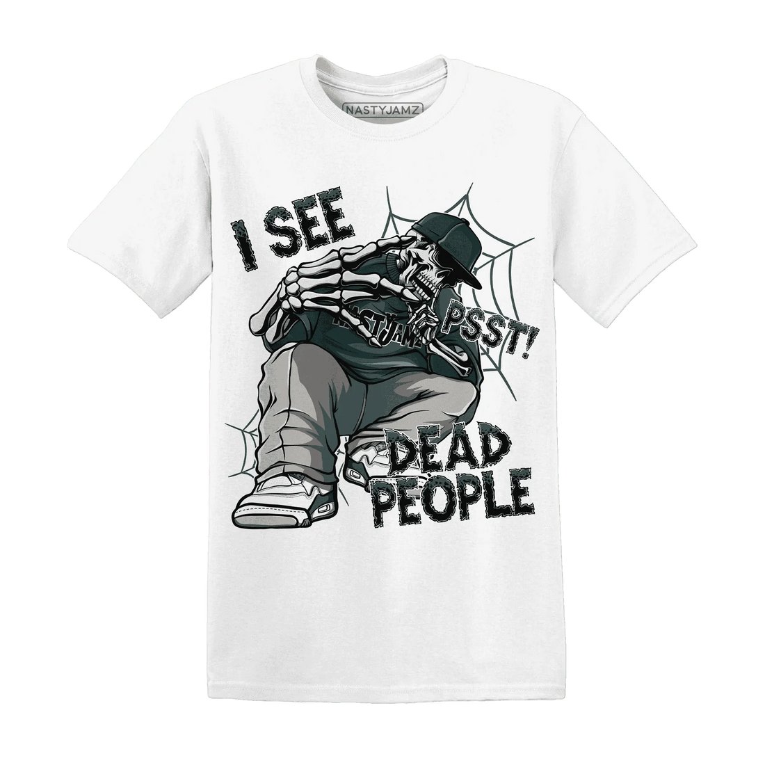 Oxidized-Green-4s-T-Shirt-Match-Skull-Whisper