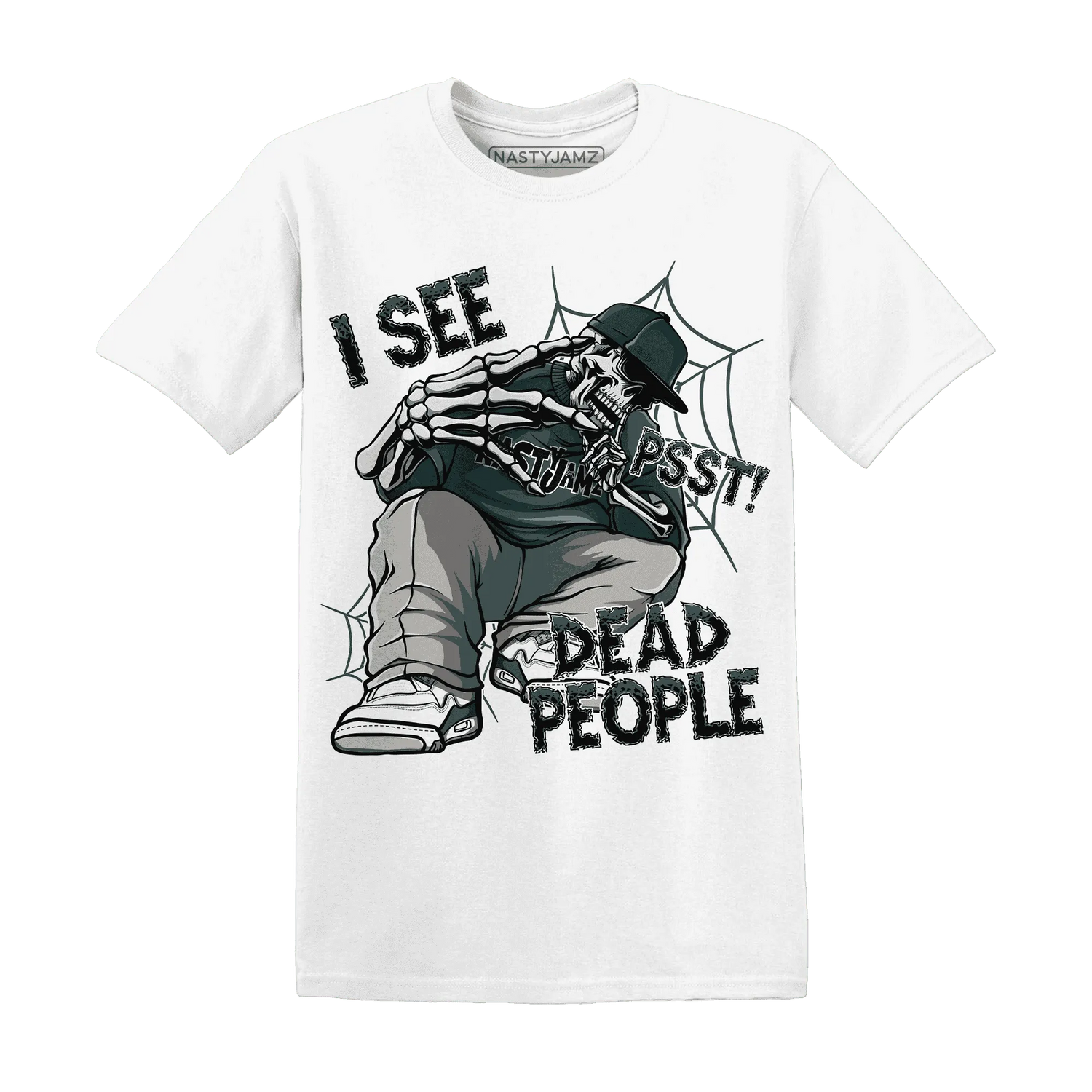 Oxidized-Green-4s-T-Shirt-Match-Skull-Whisper