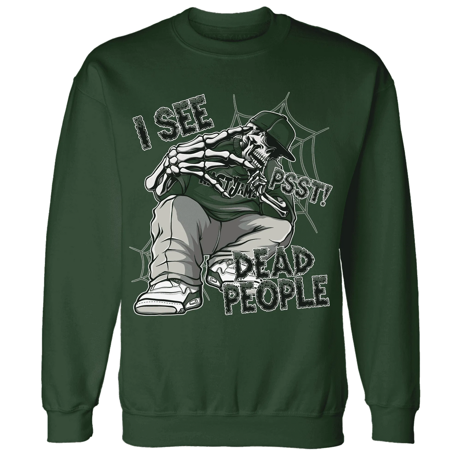 Oxidized-Green-4s-Sweatshirt-Match-Skull-Whisper