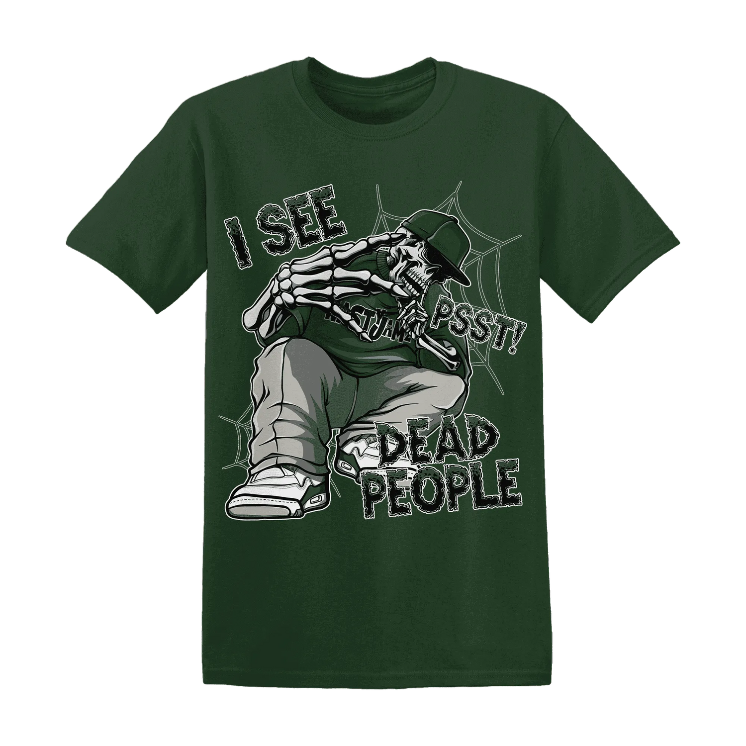 Oxidized-Green-4s-T-Shirt-Match-Skull-Whisper