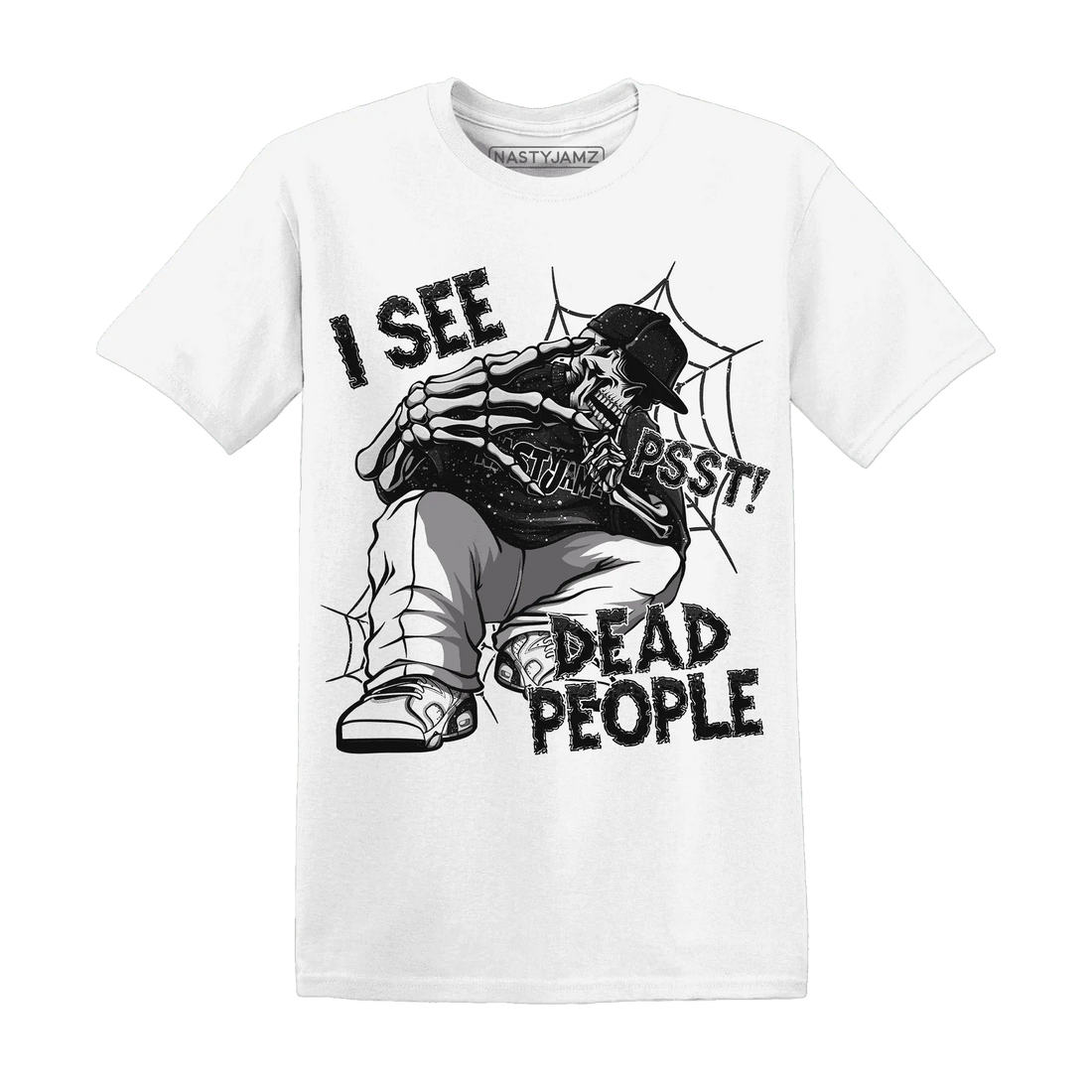 Reverse-Oreo-6s-T-Shirt-Match-Skull-Whisper