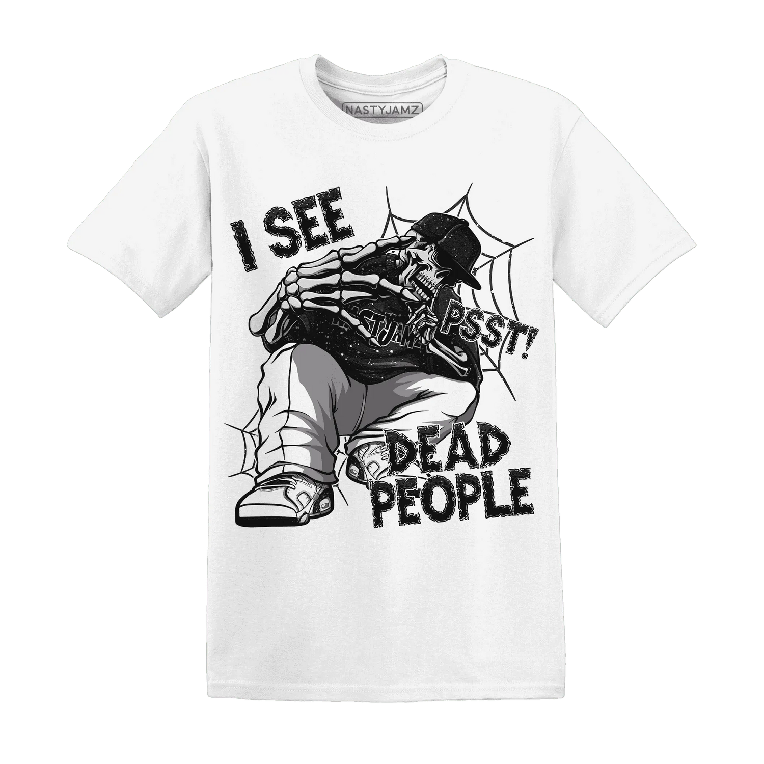 Reverse-Oreo-6s-T-Shirt-Match-Skull-Whisper