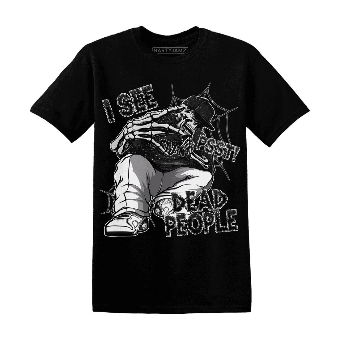 Reverse-Oreo-6s-T-Shirt-Match-Skull-Whisper